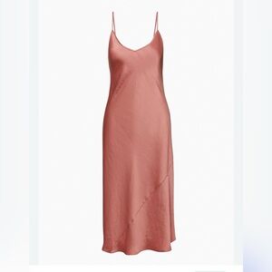 Wilfred Dusty Mauve Satin Slip Dress